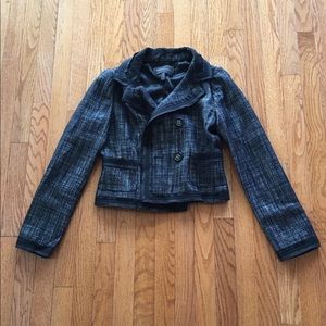 Bcbg Maxazria Black and Gray Jacket Size : Xs
